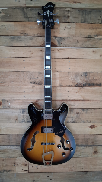 Hagstrom Viking Bass Tobacco Sunburst, 2nd Hand